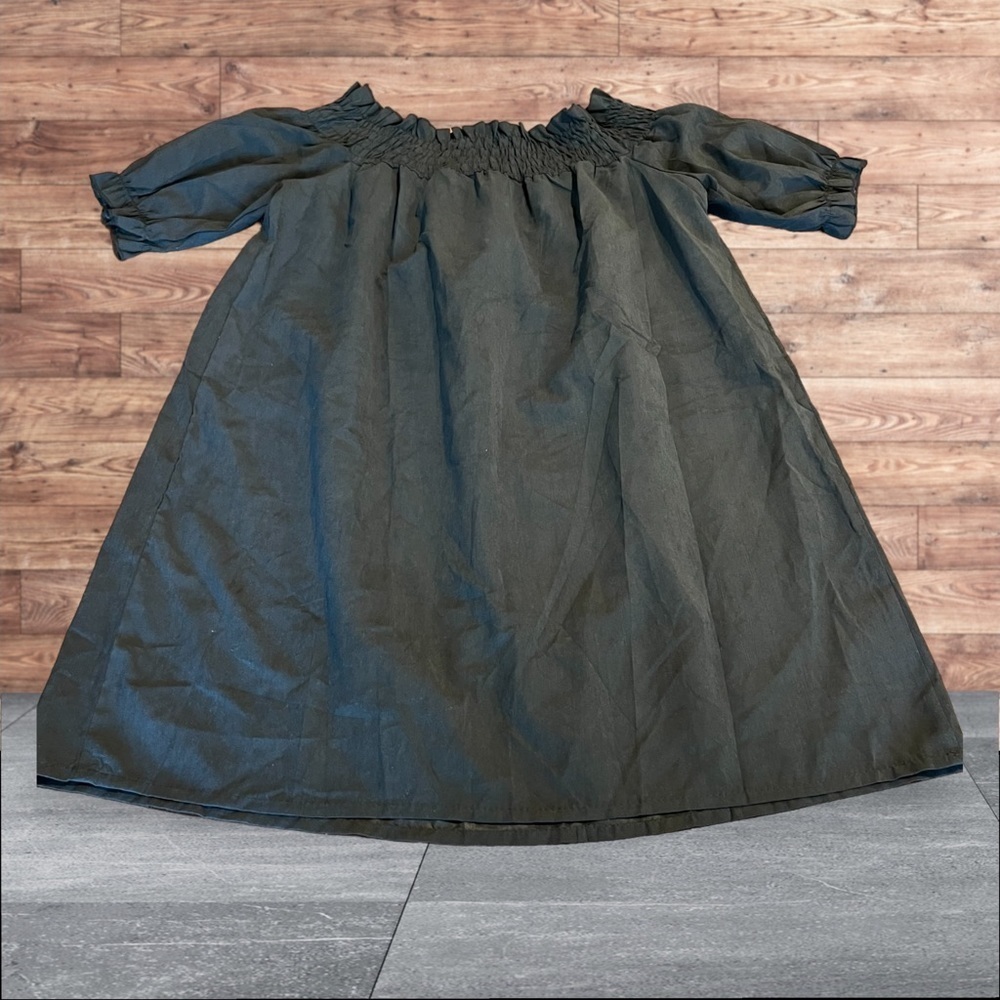 Yoins Your Inspiration Women’s Black Off the Shoulder Tunic Mini Dress XL NWT